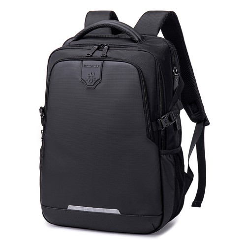 GOLDEN WOLF BACKPACK GB00444, με θήκη laptop 15.6", 23L, μαύρη