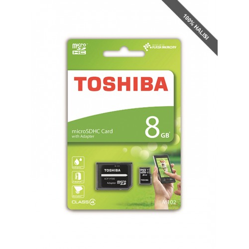 Toshiba M102 8GB MicroSD Card with Adapter