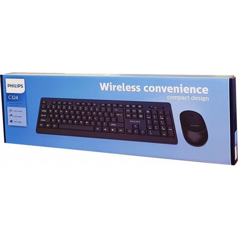 PHILIPS set ποντίκι & πληκτρολόγιο SPT6324