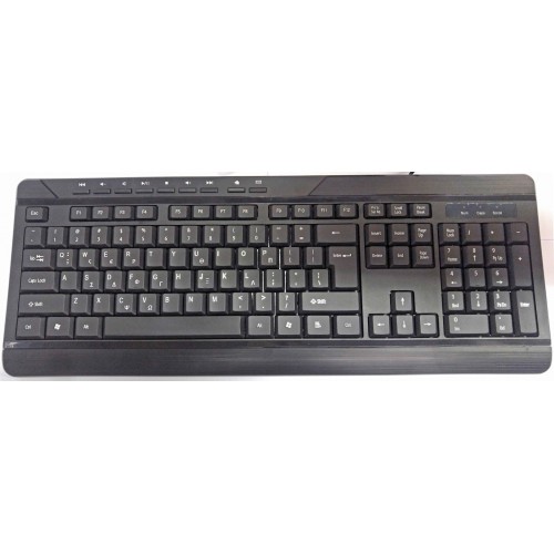 Πληκτρολόγιο MediaRange Multimedia Wired Black MROS102-GR
